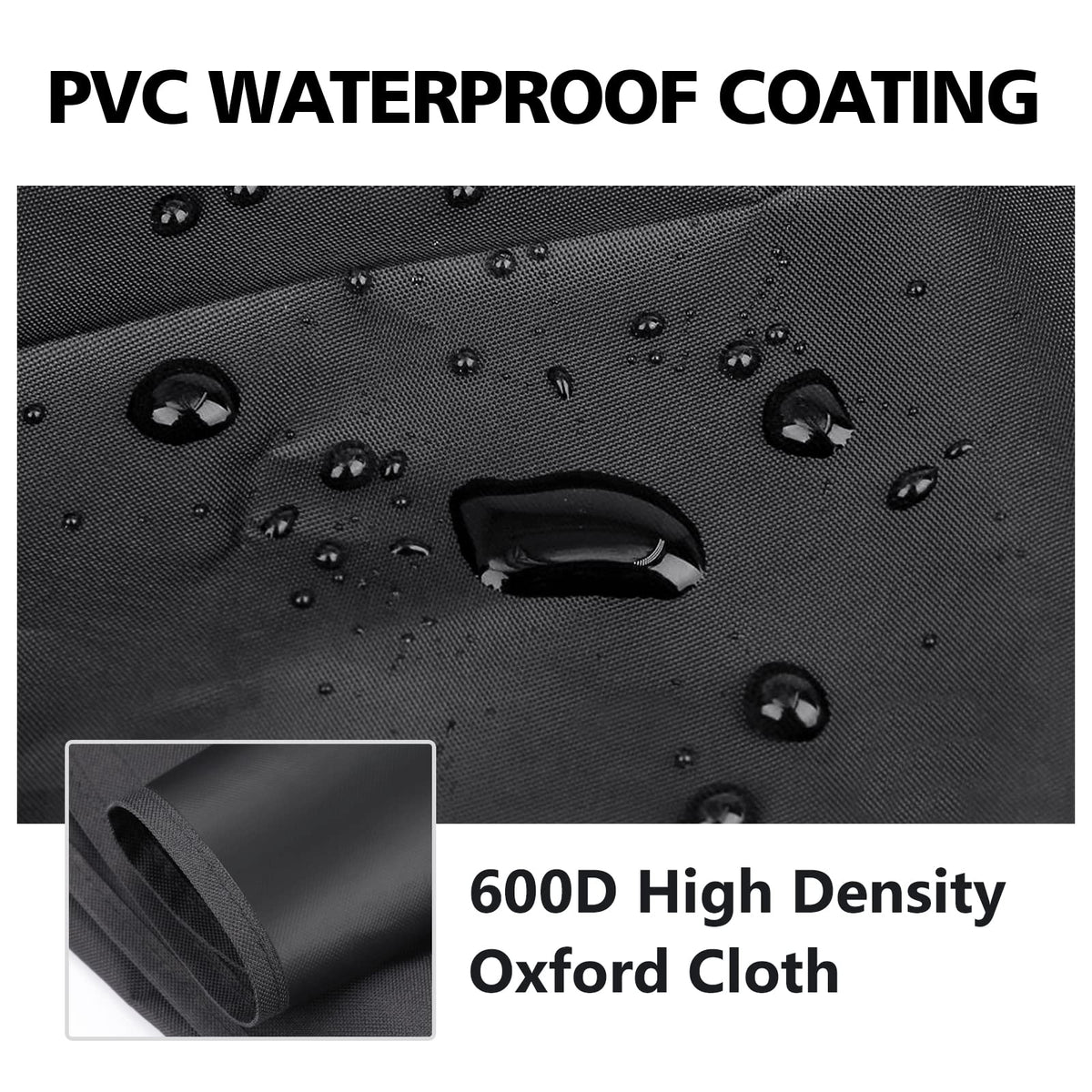 MOFEEZ waterproof Oxford fabric close-up highlighting durable material