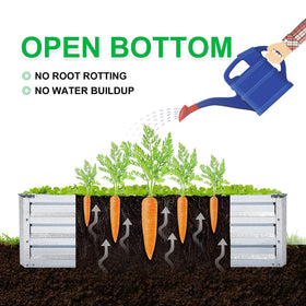 Mofesun rust-resistant galvanized-steel bed shown outdoors