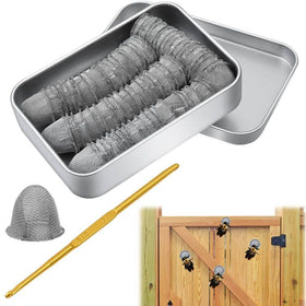 Mofuiry bee hole plugs kit with stainless steel plugs ready for discreet porch repair