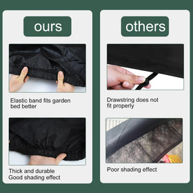 Mofuiry breathable material on cover aids air and water flow.