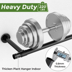 Mogaath heavy-duty steel rod holds up to 220 pounds