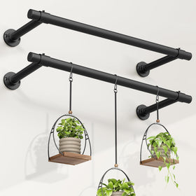 Mogaath window plant hanger 32-inch mounted for vertical greenery