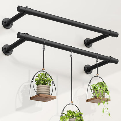Mogaath window plant hanger 32-inch mounted for vertical greenery