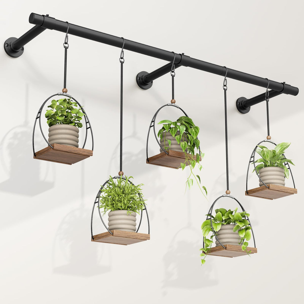Mogaath window plant hanger 64inch for secure indoor display