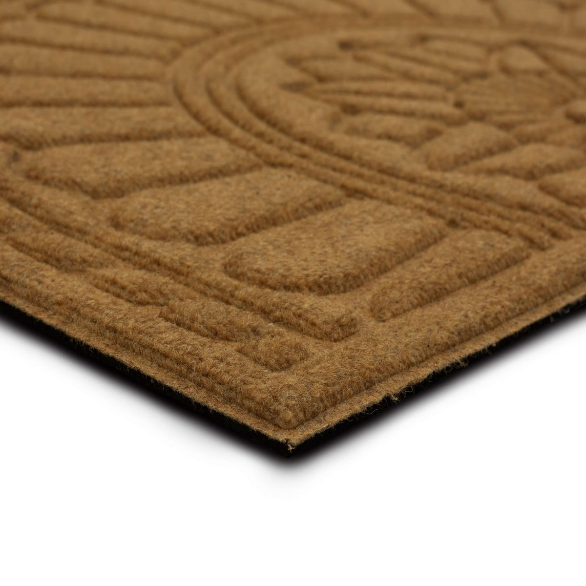 Mohawk Home easy-care mat can be vacuumed or rinsed clean.