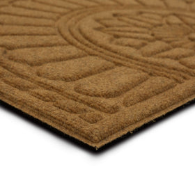 Mohawk Home easy-care mat can be vacuumed or rinsed clean.