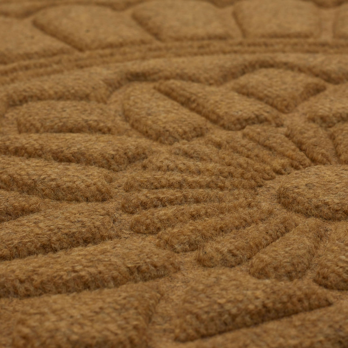 Mohawk Home textured-polyester surface provides secure traction in wet weather.