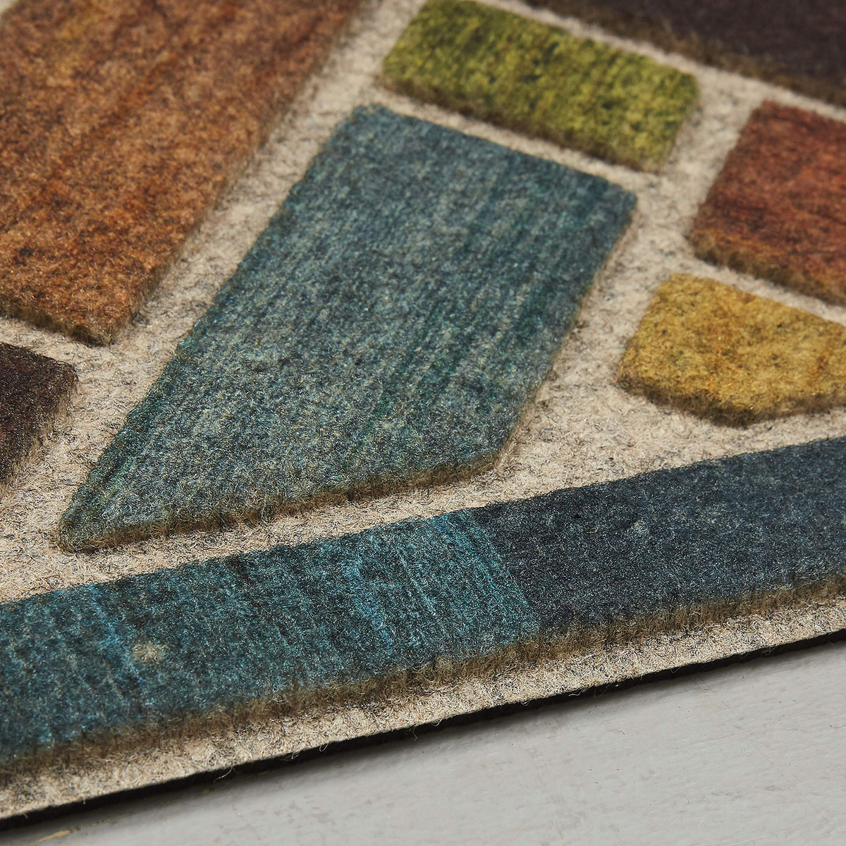 Mohawk Home entryway mat low-profile-design enables smooth door movement