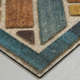 Mohawk Home entryway mat textured-polyester-surface emphasizes secure traction outside your door