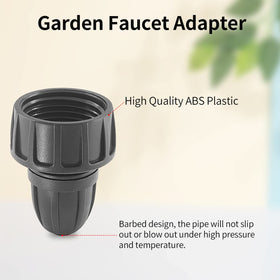 Moicstiy 3-4-inch faucet adapter offers easy water access.