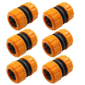 Moicstiy hose connectors in hand demonstrate easy tool-free installation.