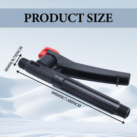 Moicstiy trigger handle provides a comfortable grip for steady backpack spraying