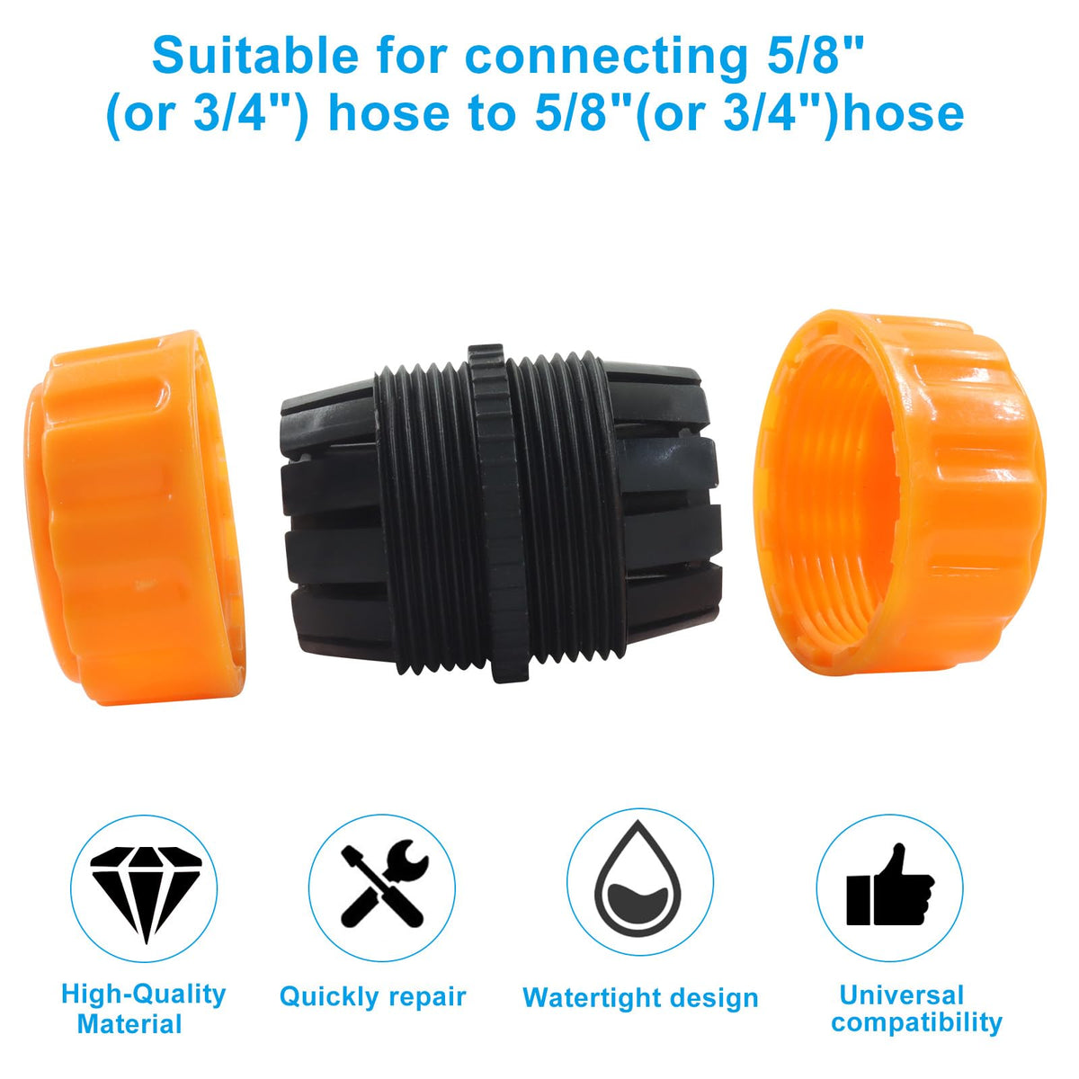 Moicstiy universal compatibility highlights fit for standard hoses.