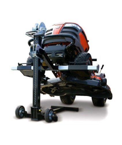 MoJack MJ-PRO 00145 side view showing wide compatibility with tractors and ZTRs