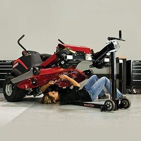 MoJack MJ750XT wheel-span adjustment fitting broad commercial mowers
