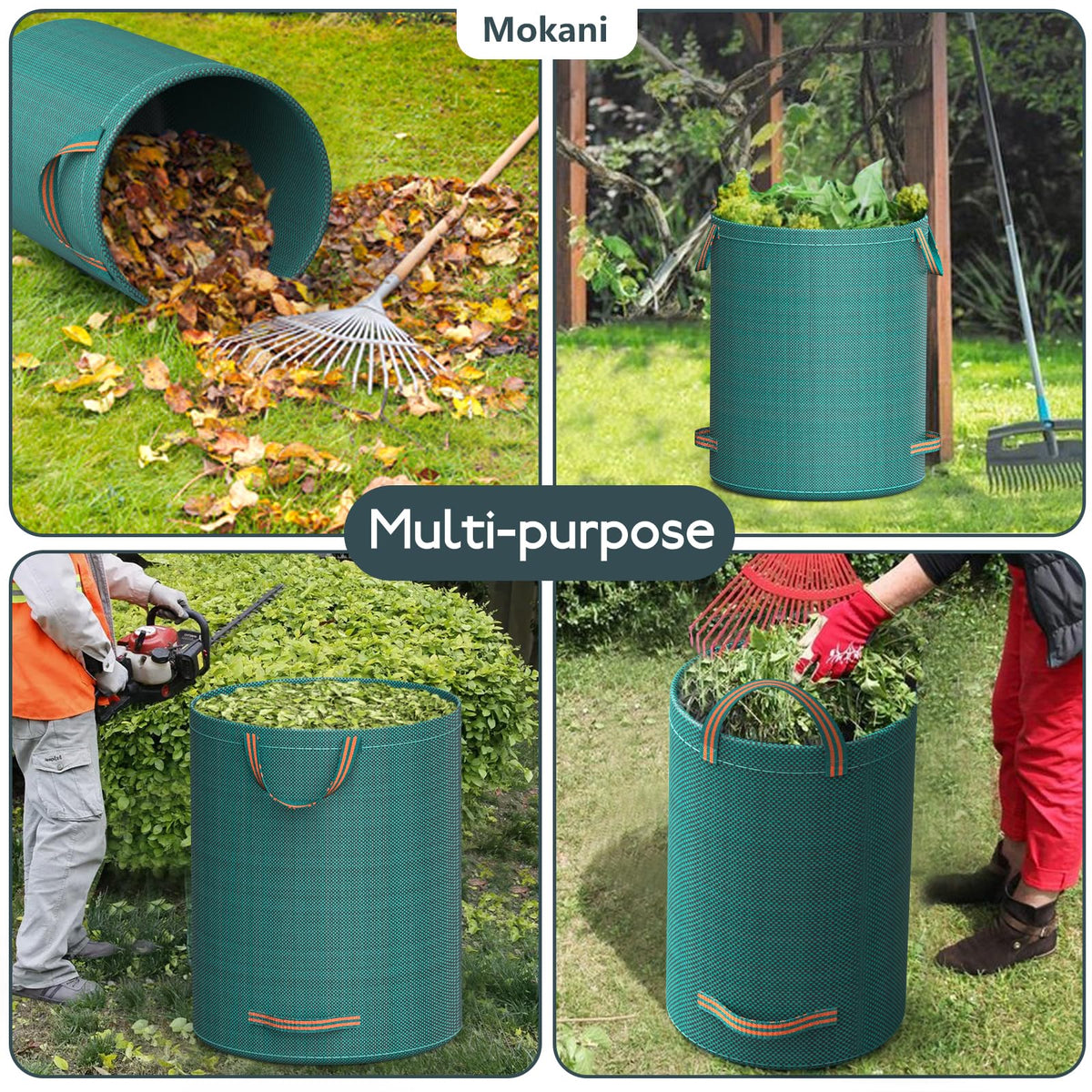 Mokani camping and RV use bags for campsite waste