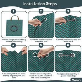 Mokani multi-purpose bags for leaves grass trimmings and hedges