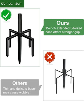Mokeyder height extenders enable 30–105 inch adjustments.