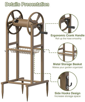 Mokeyder storage rack keeps accessories within reach for quick watering