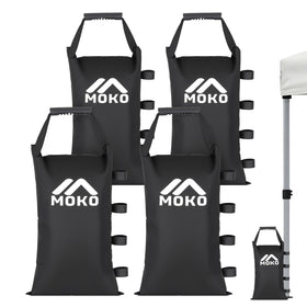 MoKo 120lbs sand bags for canopy legs set of four for secure wind resistance