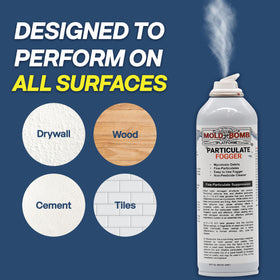 MOLD BOMB 6-pack packaging highlights value for DIY mold remediation projects.