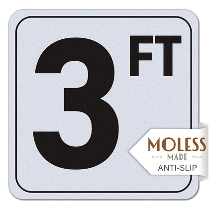 MOLESS pool stickers show a 3ft depth marker for clear pool depth