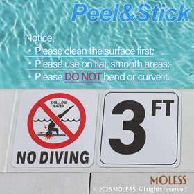 MOLESS above-waterline adhesive sticks quickly to concrete or tile