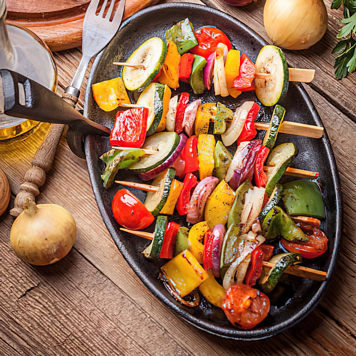 MOLFUJ multipurpose serving picks elevating cheese, canapés, and fruit displays