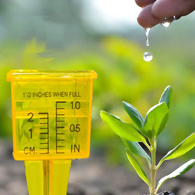 mollensiuer outdoor rain gauge for accurate garden watering planning