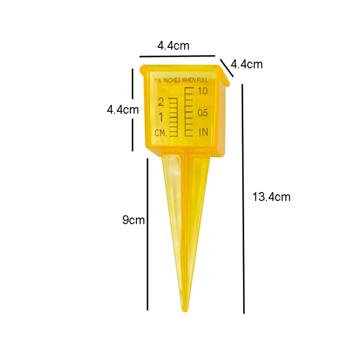 mollensiuer rain gauge wide mouth design enables quick water collection