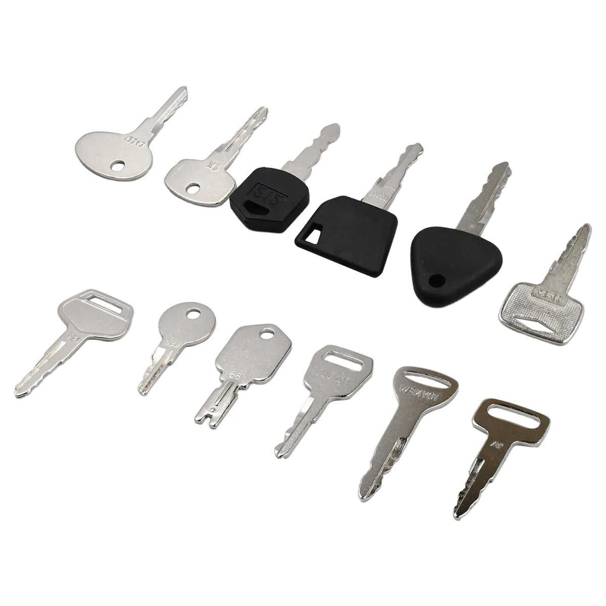 Tools drawer with Molloparts set alongside forklift-specific replacement keys
