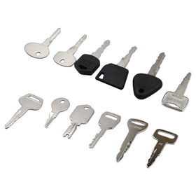 Tools drawer with Molloparts set alongside forklift-specific replacement keys