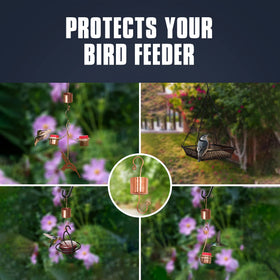 Monarch Abode easy installation highlights tool-free setup between feeder and hook.