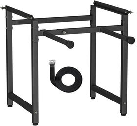 Mondazie adjustable beehive stand showing 8-10 frame base for easy hive access.