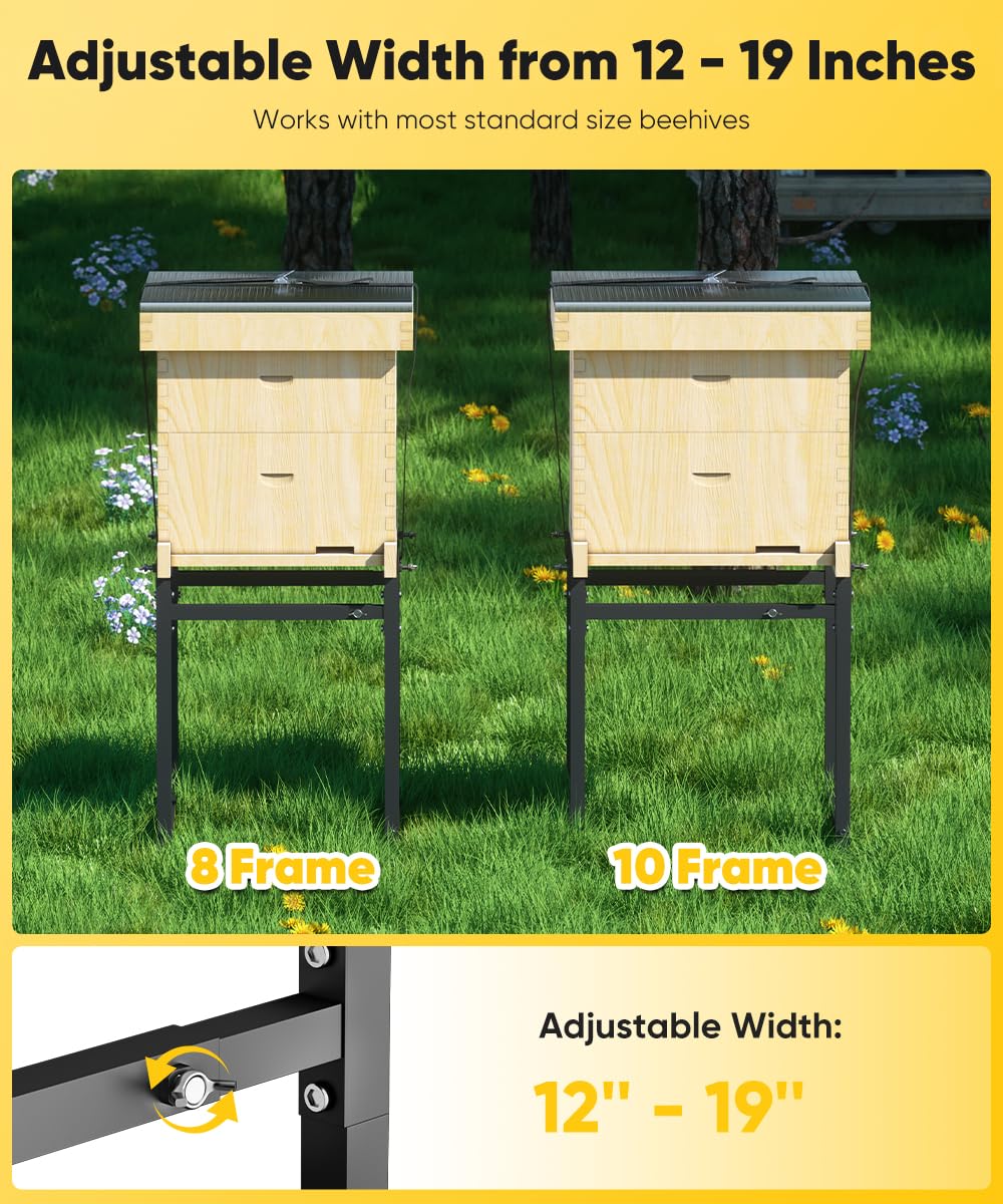 Mondazie sturdy steel construction resists rain and wind