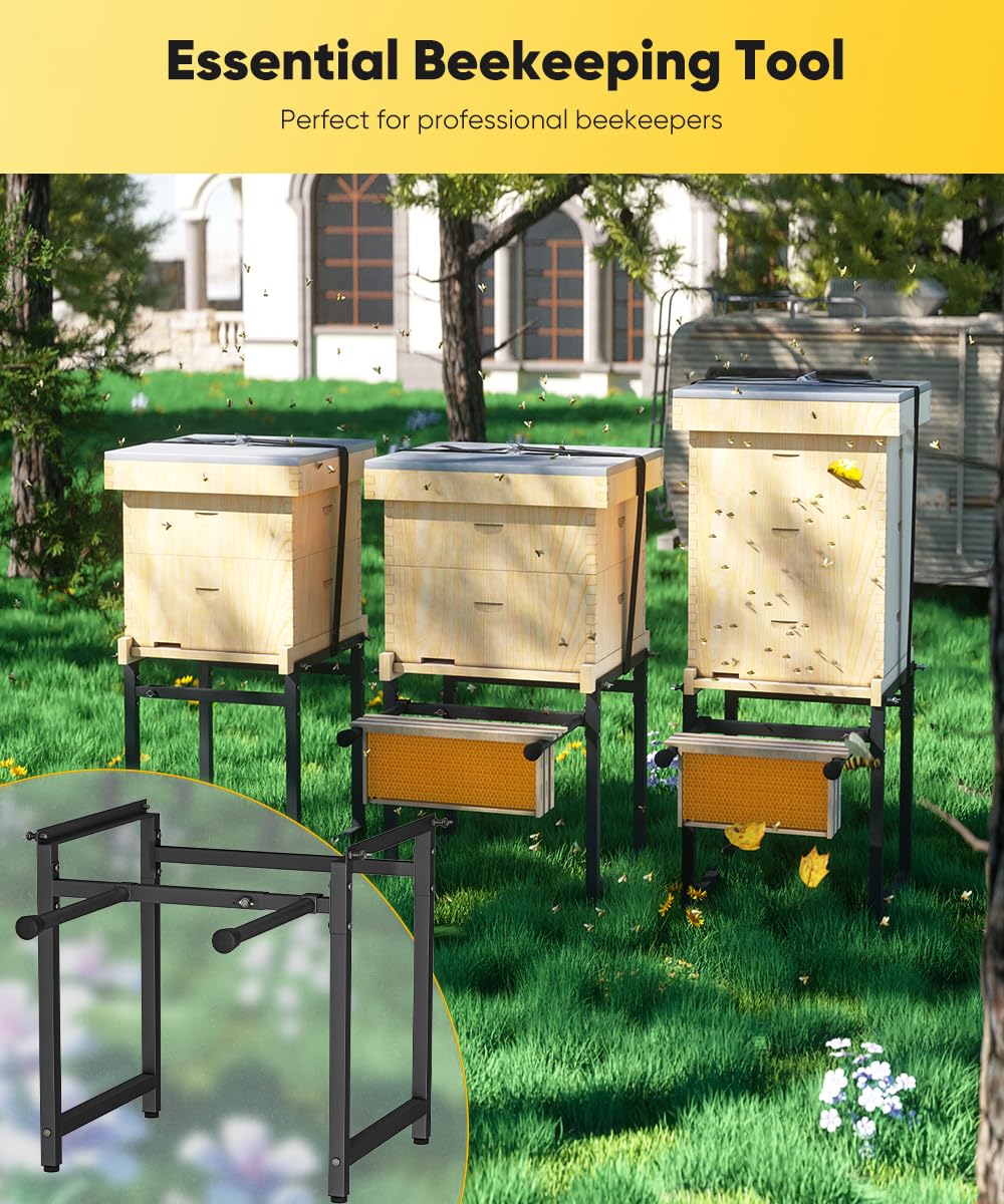 Mondazie easy-assembly beehive stand speeds setup for busy beekeepers.