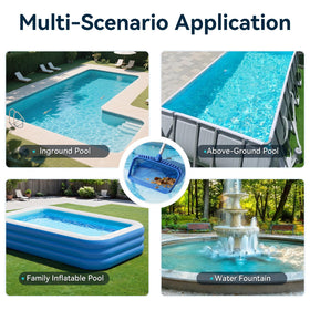 Monitok reliable pool maintenance tool with 12-month replacement support.