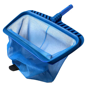 Monitok oversized pool skimmer net with wide edge for quick debris pickup.