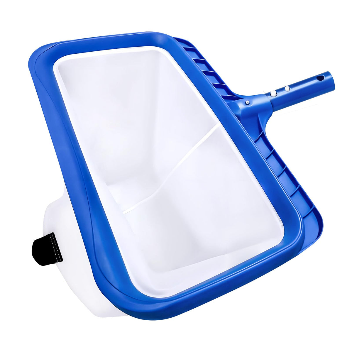 Monitok pool skimmer net with heavy-duty frame for quick debris removal.