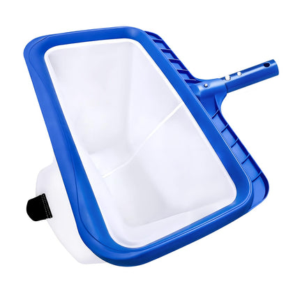 Monitok pool skimmer net with heavy-duty frame for quick debris removal.