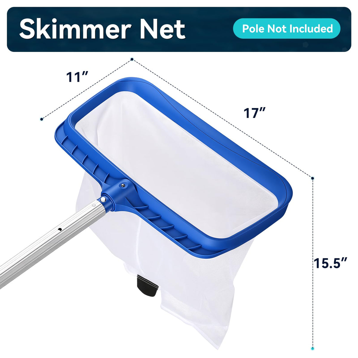 Monitok ultra-fine mesh captures fine debris for cleaner water.