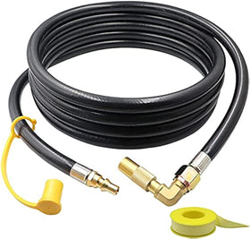 MONKEMON Blackstone 24ft propane hose with RV adapter for easy camping grilling