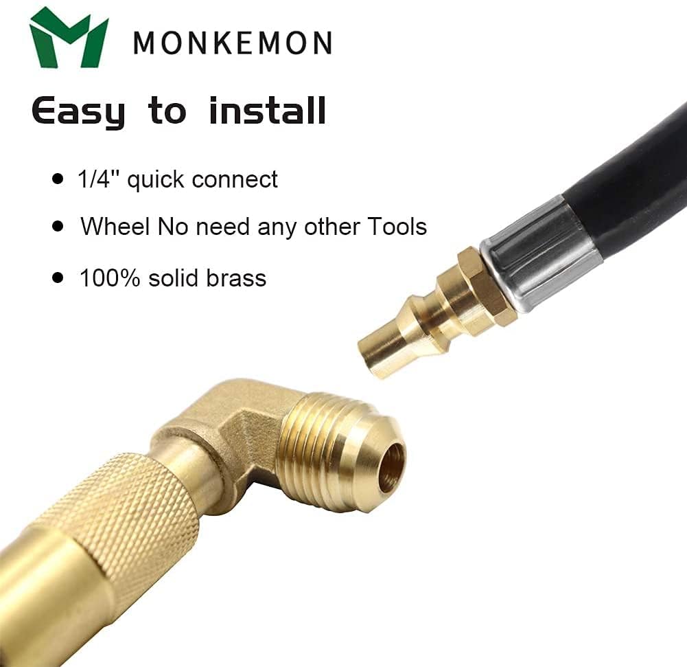 MONKEMON multiple-length hose options adapt to your camping layout