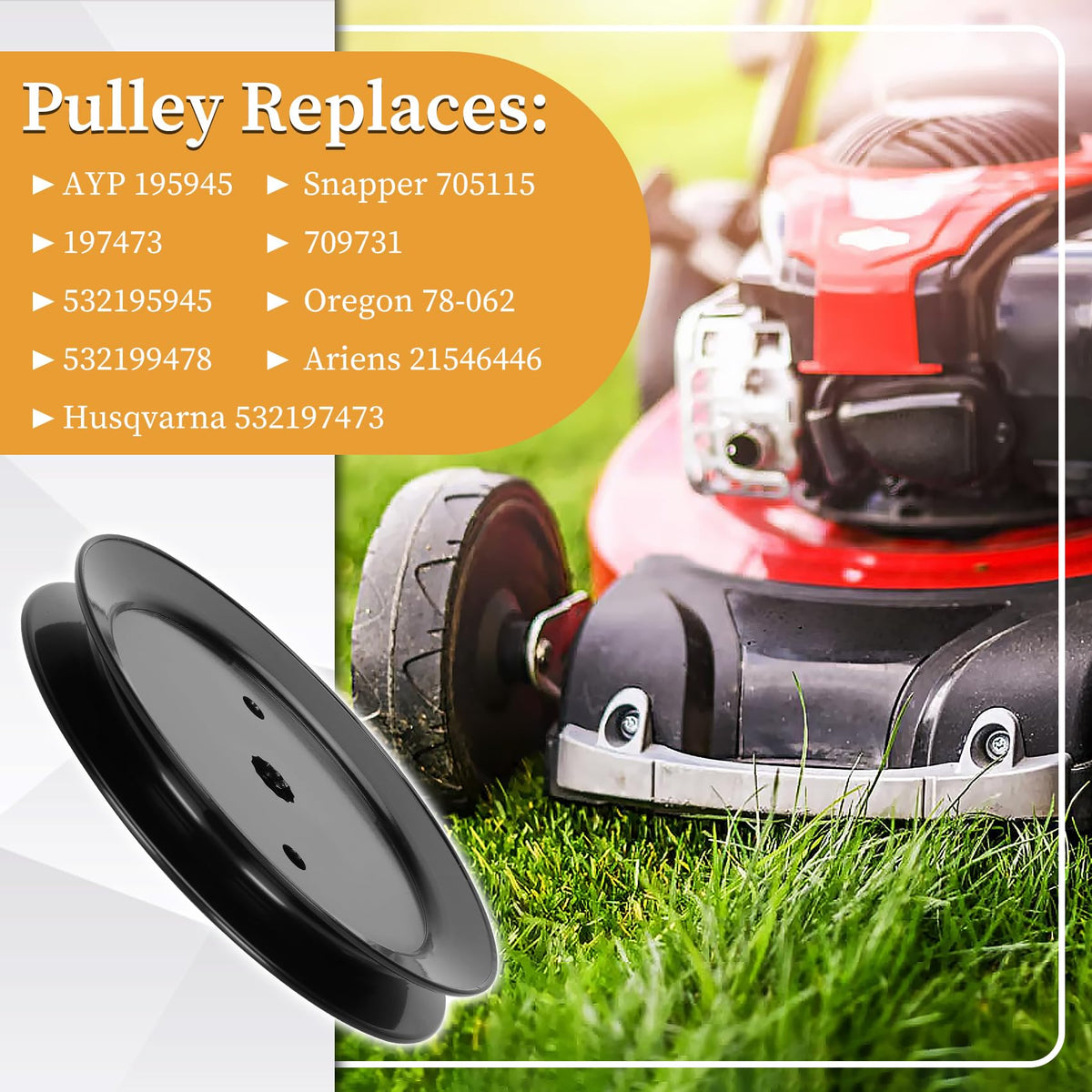 MONKEMON pulley nuts and pulleys promote proper belt alignment and longer life