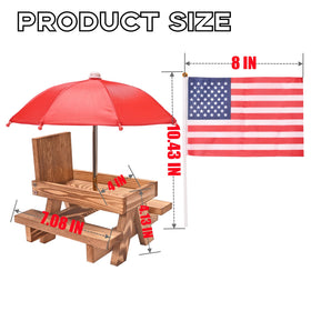 Mont Pleasant Squirrel Feeder offers two installation options for flexible setup outdoors.