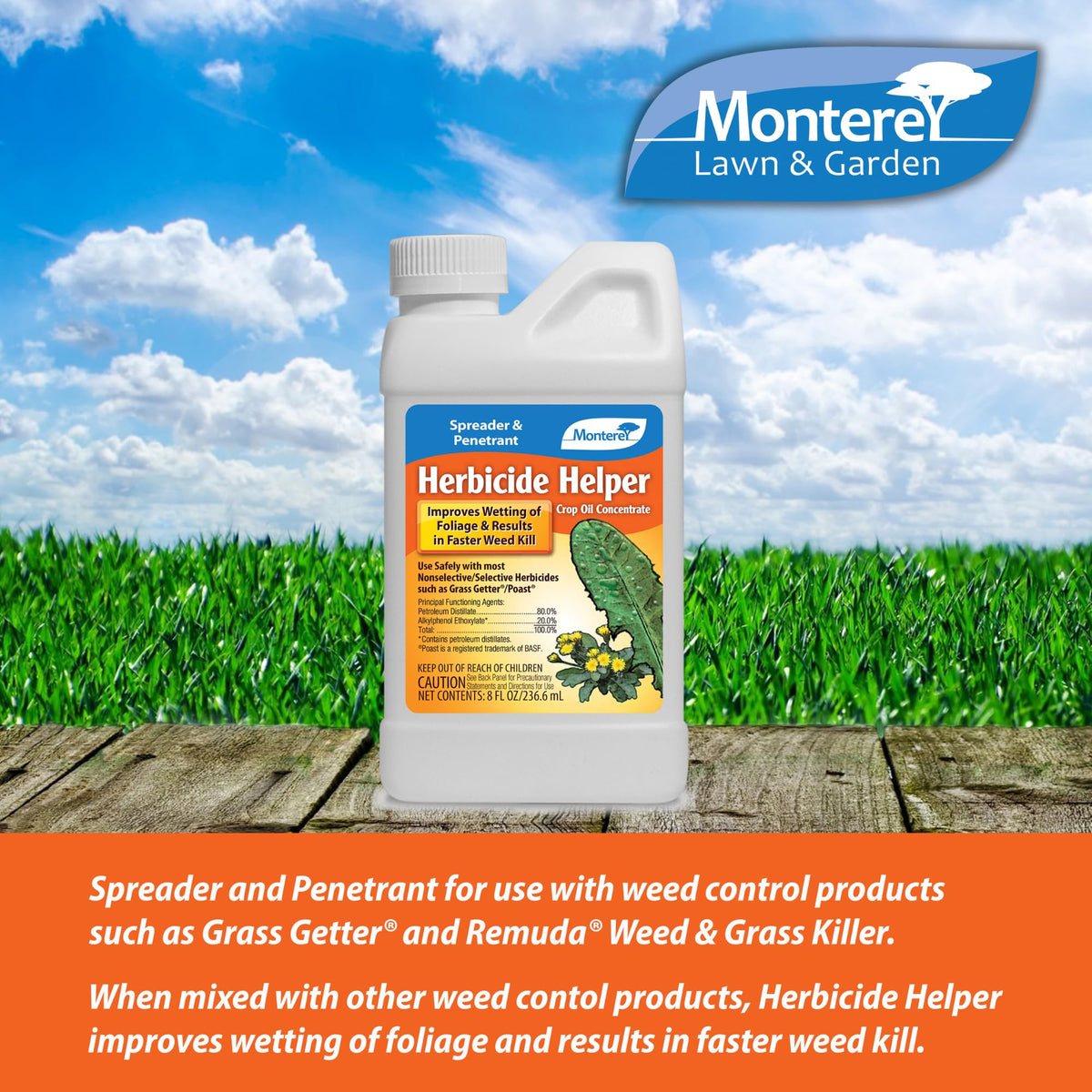 Monterey measuring spoon included for precise mixing and consistent results