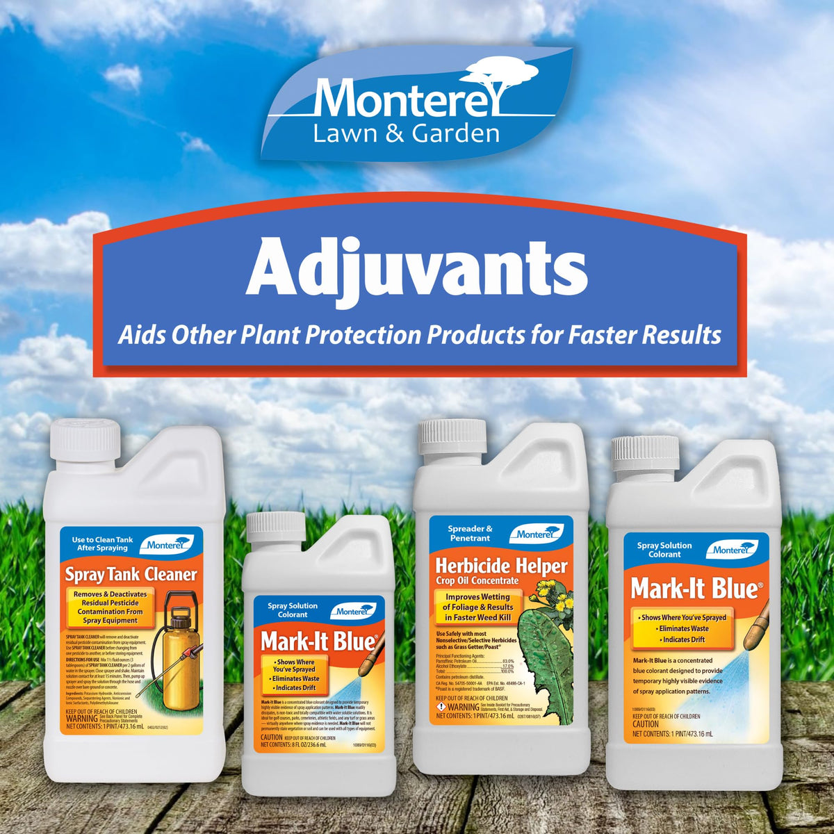 Monterey Herbicide Helper sprayer in action improving coverage