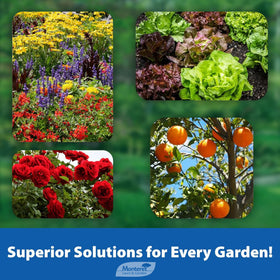 Packaging highlights OMRI-listed status for organic gardening compliance.