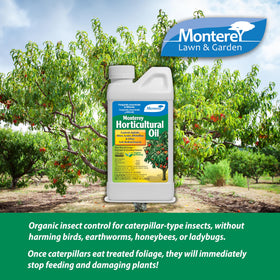 Monterey Horticultural Oil bottle with sprayer for convenient garden applications.