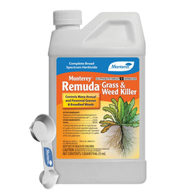 Monterey Remuda bottle front view for broad-spectrum weed control in lawns.